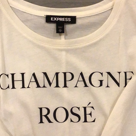 NEW EXPRESS corset top brunch sleeveless tee 🥂XS 🍷 - Picture 2 of 4